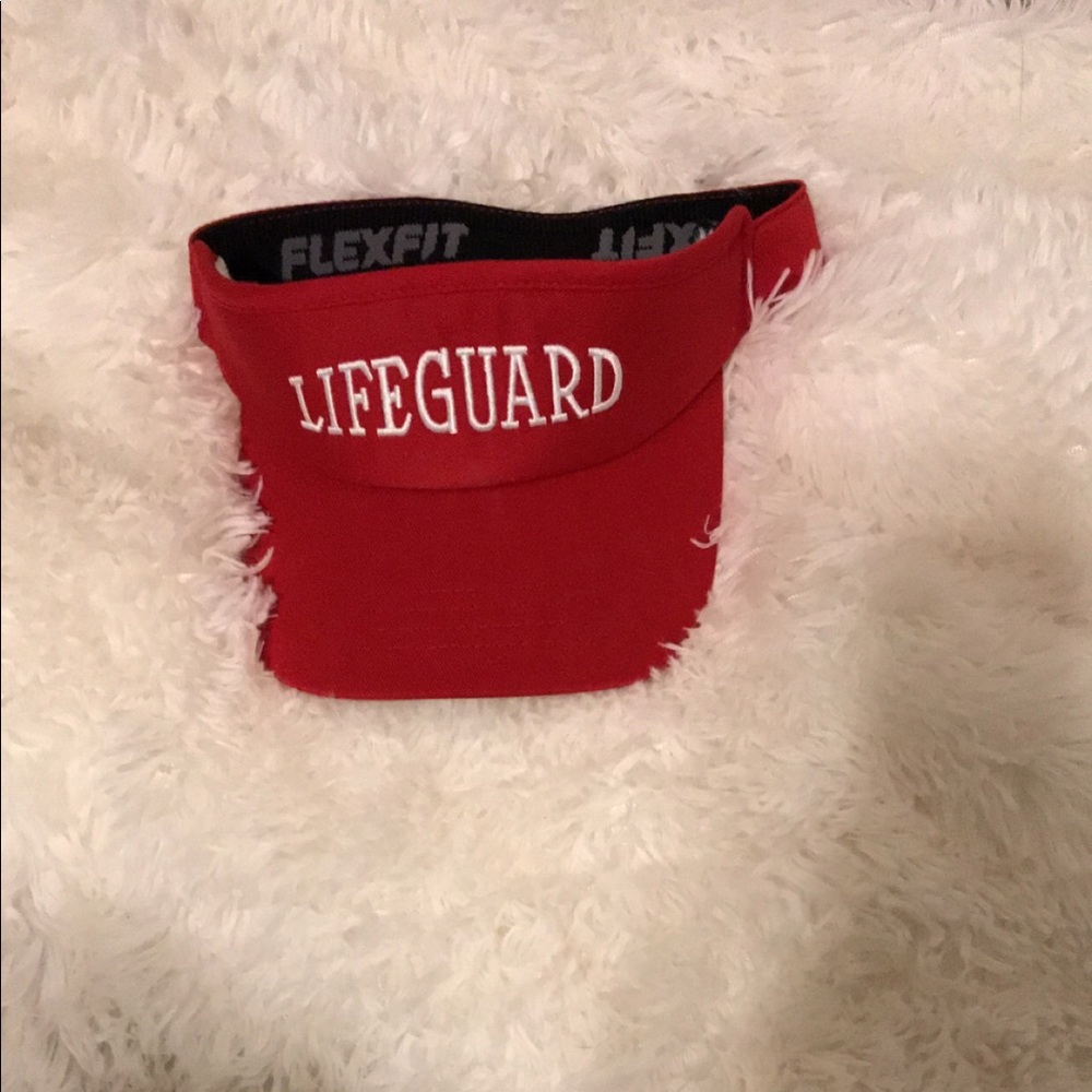 Cute lifeguard sun visor